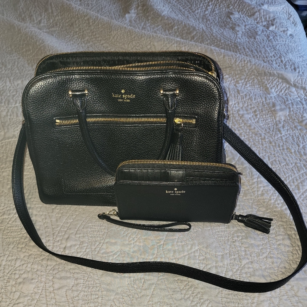 Kate Spade purse and matching wallet